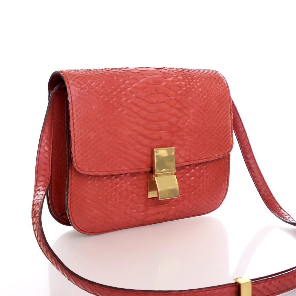 Celine Medium Python Box Bag - image 2